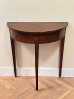 Demi-lune console tafel - Bijzettafel - met twee laden -