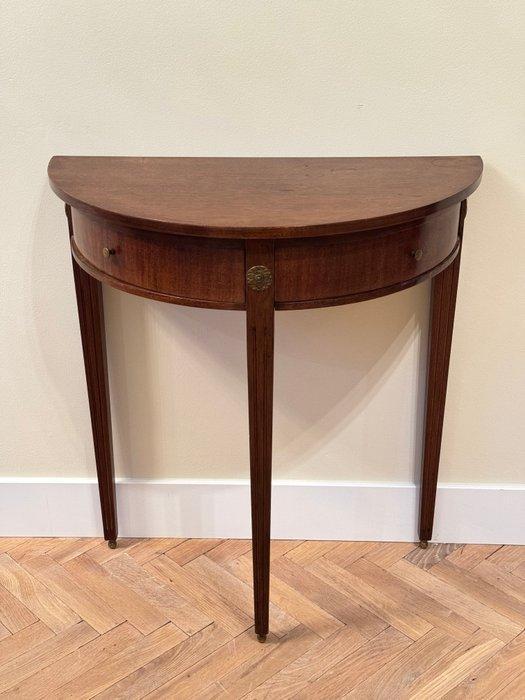 Demi-lune console tafel - Bijzettafel - met twee laden -, Antiek en Kunst, Antiek | Overige Antiek