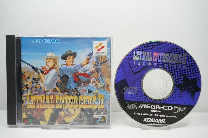 Lethal Enforcers II: The Western - JPN - T-95034, Spelcomputers en Games, Games | Sega, Zo goed als nieuw, Ophalen of Verzenden