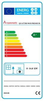 Inbouw Houtkachel Quattro 90 Rechts Glas Premium Edition, Huis en Inrichting, Kachels, Nieuw