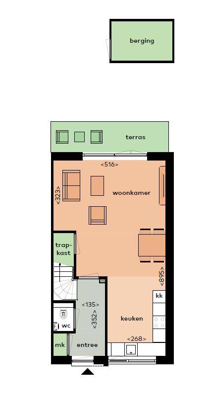 Appartement Abraham Bloemaart Corneliszstraat in Gorinchem, Huizen en Kamers, Huizen te huur, Zuid-Holland, Appartement