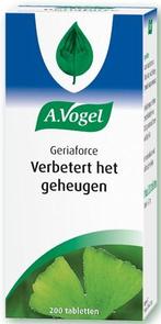 A. VOGEL GERIAFORCE VERBETERT HET GEHEUGEN TABLETTEN POT 2.., Nieuw, Verzenden