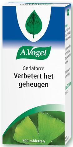 A. VOGEL GERIAFORCE VERBETERT HET GEHEUGEN TABLETTEN POT 2.., Diversen, Overige Diversen, Verzenden