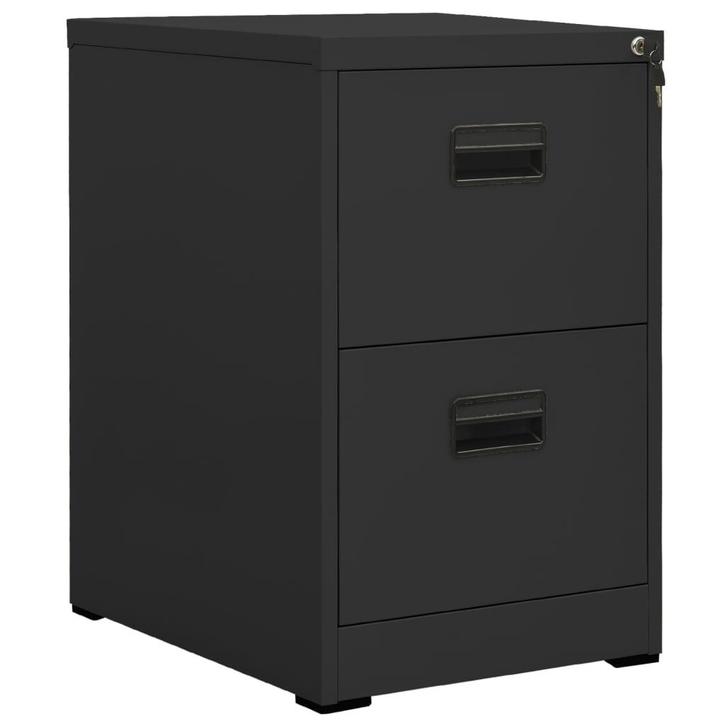 vidaXL Archiefkast 46x62x72,5 cm staal antracietkleurig, Huis en Inrichting, Kasten | Roldeurkasten en Archiefkasten, Nieuw, Verzenden