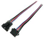 5p JST Led strip connector set 2x male + 2x female, Verzenden, Nieuw