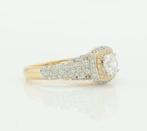Verlovingsring - 14 karaat Geel goud, Witgoud - 1.47ct. tw., Sieraden, Tassen en Uiterlijk, Antieke sieraden