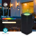 Smartlife slimme Buitenlamp 8.5 W met Bluetooth, Tuin en Terras, Buitenverlichting, Staal, Verzenden, Wandlamp, Nieuw