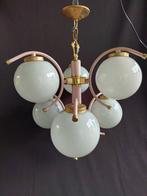 Kroonluchter - Ruimtevaarttijdperk - Kristal, Metaal,, Antiek en Kunst