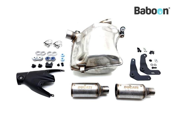 Uitlaatdemper Origineel Ducati Scrambler 800 Cafe Racer, Motoren, Onderdelen | Ducati, Gebruikt, Verzenden
