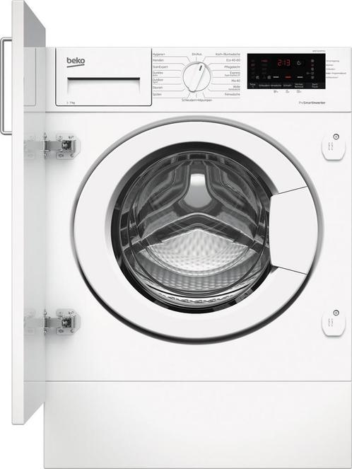 Beko WMI71433PTE1 inbouw wasmachine 7 kg, Witgoed en Apparatuur, Wasmachines, 1200 tot 1600 toeren, 6 tot 8 kg, Voorlader, Nieuw