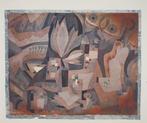 Paul Klee (1879-1940) - Jardin surréaliste et femme, Antiek en Kunst