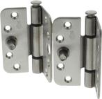 BSW glijlagerscharnier - RVS - 89 x 89 mm - Ronde hoek -, Verzenden, Nieuw