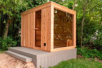 Canadese Red Cedar Buitensauna - Moderne Tuin Saunas beschikbaar voor biedingen