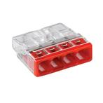 WAGO verbindingsklem / Lasklem | 4 aderig | 0.2-4.0mm², Ophalen of Verzenden, Nieuw, Overige typen