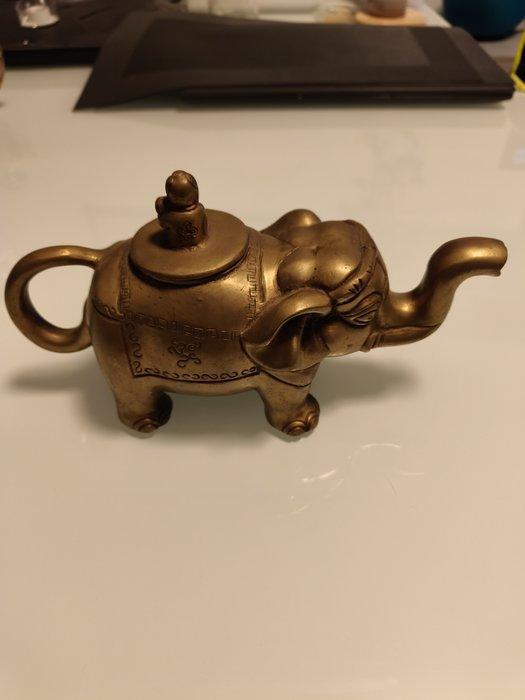 Decoratieve theepot in de vorm van een olifant - India, Antiek en Kunst, Kunst | Niet-Westerse kunst