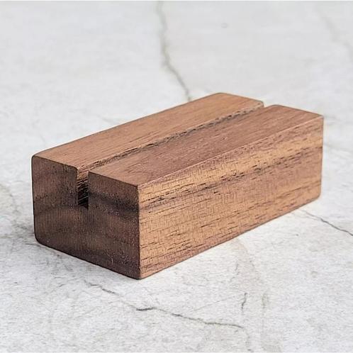 HOCHO Walnotenhouten Kaartenhouder 60x30x20 mm – Compact.., Huis en Inrichting, Keuken | Keukenbenodigdheden, Nieuw, Ophalen of Verzenden