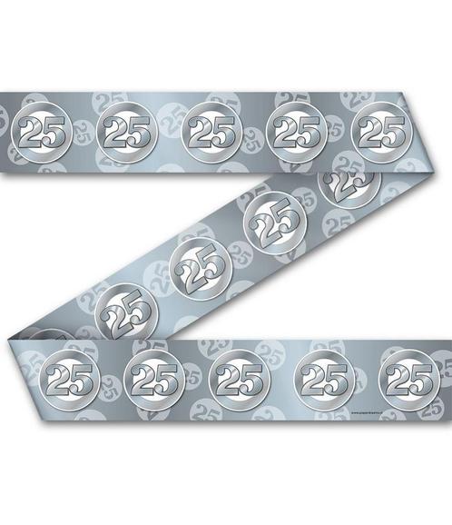 Party tape 25 jaar getrouwd, Hobby en Vrije tijd, Feestartikelen, Feestartikel, Nieuw, Verzenden