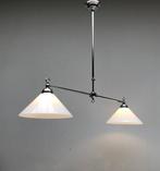 Lumi - Plafondlamp - Glas, Verchroomd Messing, Antiek en Kunst