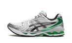 ASICS Gel-Kayano 14 White Malachite Green - maat 46, Verzenden, Nieuw, Sneakers of Gympen, Asics