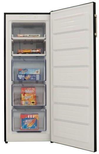 Frilec BREMEN252-NB-040CW vrieskast / vriezer - zwart - nofr, Witgoed en Apparatuur, Vriezers en Diepvrieskisten, Vrijstaand, Nieuw