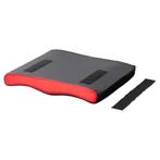 Mesh Rolstoelkussen Zwart/Rood gevormd zitkussen  - 45 cm, Diversen, Ophalen of Verzenden, Nieuw