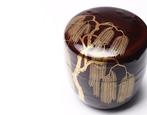 Tea Caddy Willow Maki-e with Silver Interior -    -, Antiek en Kunst