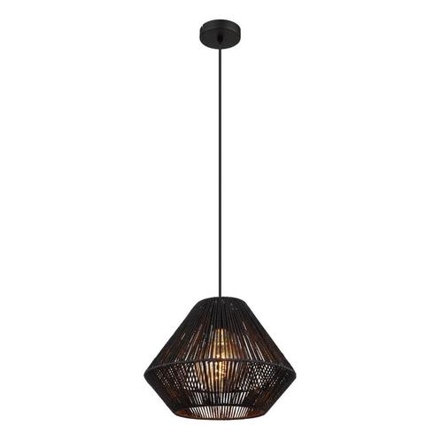 Hanglamp HOUDINI 35.0 cm 1-lichts Zwart, Huis en Inrichting, Lampen | Hanglampen, Metaal, Minder dan 50 cm, Ophalen of Verzenden