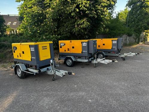 Atlas copco Qas 40 Generator noodstroom 40Kva, Zakelijke goederen, Machines en Bouw | Aggregaten