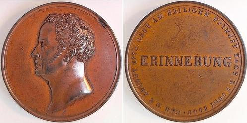 Duitsland Medaille 1840, a d Tod 1840 Friedrich Wilhelm I..., Postzegels en Munten, Penningen en Medailles, Verzenden