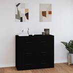Zwart Dressoir 80cm - OP=OP - 35% Korting! Profiteer Nu!, Huis en Inrichting, Kasten | Dressoirs, Ophalen of Verzenden, Nieuw