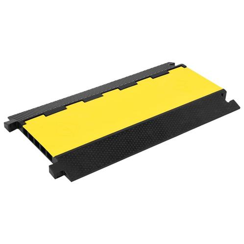 vidaXL Kabelbeschermer drempel met 5 tunnels 90 cm rubber, Huis en Inrichting, Woonaccessoires | Tekstborden en Spreuken, Nieuw
