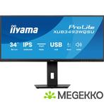 Iiyama ProLite XUB3493WQSU-B6 34  UltraWide Quad HD 120Hz, Computers en Software, Monitoren, Verzenden, Nieuw, Iiyama