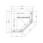 Aanbieding: Douchecabine Van Rijn ST05 Vijfhoek 90x200 cm 8, Ophalen of Verzenden, Nieuw