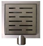 RVS Doucheput 15x15cm met Flens / 3de Generatie, Ophalen of Verzenden, Nieuw, Douche