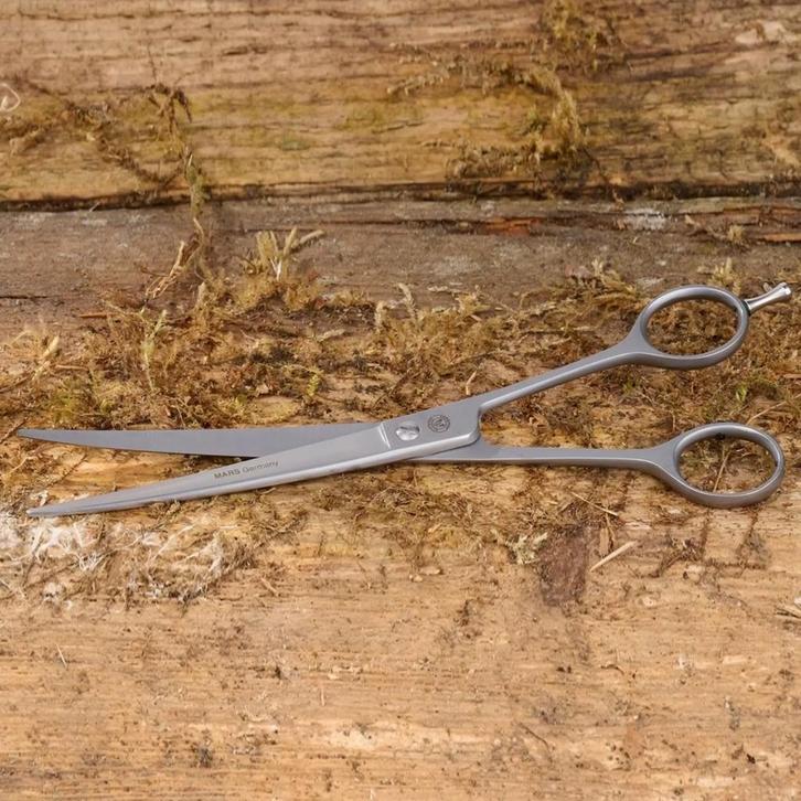 Mars Coat-King Gebogen trimschaar – 20 cm – Roestvrij st, Dieren en Toebehoren, Honden-accessoires, Nieuw, Ophalen of Verzenden