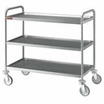 Serveerwagen rvs 3 niveau&amp;#39;s | Diamond | CR3/100B, Verzenden