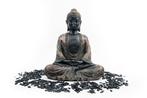Japanse Boeddha Beeld Polyresine Meditatie - 19 x 12 x 24 cm, Nieuw, Verzenden