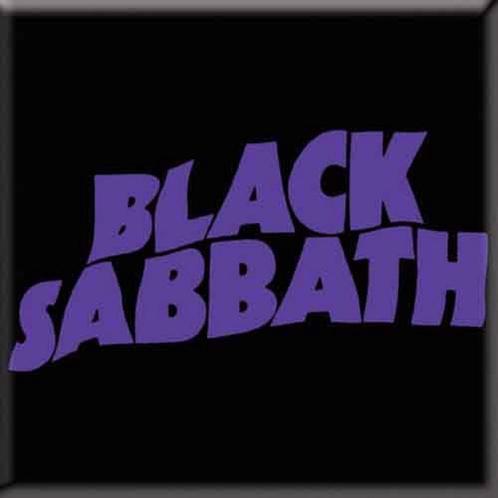 Black Sabbath - Wavy Logo Koelkast Magneet off. merchandise, Verzamelen, Muziek, Artiesten en Beroemdheden, Gebruiksvoorwerp, Nieuw