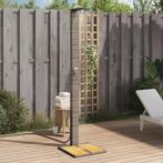 vidaXL Buitendouche 50x55x224 cm poly rattan en acaciahout, Tuin en Terras, Zwembad-toebehoren, Verzenden, Nieuw