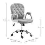 TRUUSK Ergonomische Bureaustoel - Directiestoel met Gestoffe, Huis en Inrichting, Bureaustoelen, Verzenden, Nieuw