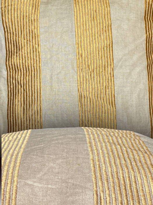 New set of four cushions. Two of them made with, Antiek en Kunst, Curiosa en Brocante