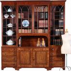Zeer grote bibliotheekkast ca 1800 Breakfront met 6 deuren e, Antiek en Kunst, Ophalen of Verzenden