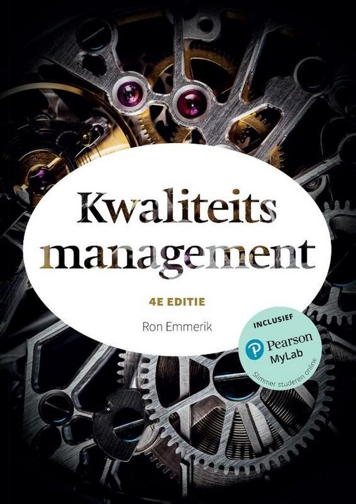 9789043036801 Kwaliteitsmanagement, 4e editie met MyLab N..., Boeken, Schoolboeken, Zo goed als nieuw, Verzenden