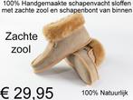 Schapenvacht WOLLEN Pantoffels Warme Sloffen € 29,95 NIEUW, Kleding | Dames, Kapec, Overige kleuren, Nieuw, Ophalen of Verzenden