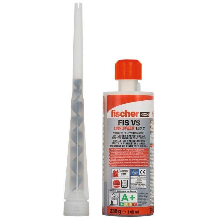 Fischer injectiemortel - FIS VS 150 C - 145 ml - incl 2, Doe-het-zelf en Verbouw, IJzerwaren en Bevestigingsmiddelen, Ophalen of Verzenden