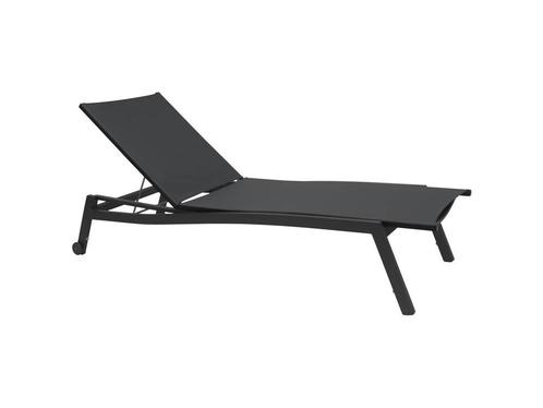 Stern nligstoel met aluminium frame - Antraciet/koolstof, Tuin en Terras, Tuinstoelen, Ophalen of Verzenden