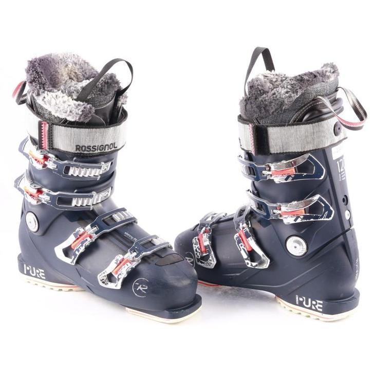 39 40 dames skischoenen ROSSIGNOL PURE ELITE 120 2022, skinn, Sport en Fitness, Skiën en Langlaufen, Skiën, Schoenen, Gebruikt