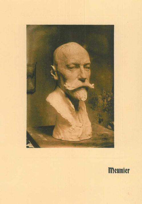 Portrait of Constantin Emile Meunier, Antiek en Kunst, Kunst | Etsen en Gravures