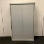 Roldeurkast met 4 legborden  195x120x45 cm, lichtgrijs-