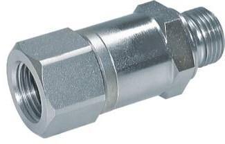 G 1 1/2 F/M RVS Draaidoorvoer 250 Bar - Hydrauliek - Hoge, Doe-het-zelf en Verbouw, Overige Doe-het-zelf en Verbouw, Nieuw, Verzenden